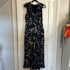 Banana Republic floral ruffled dress
